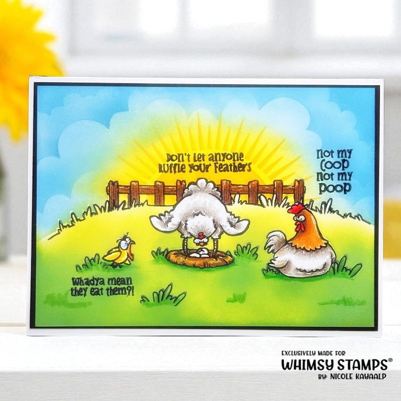 It's Sunny - 6x9 Stencil - Whimsy Stamps