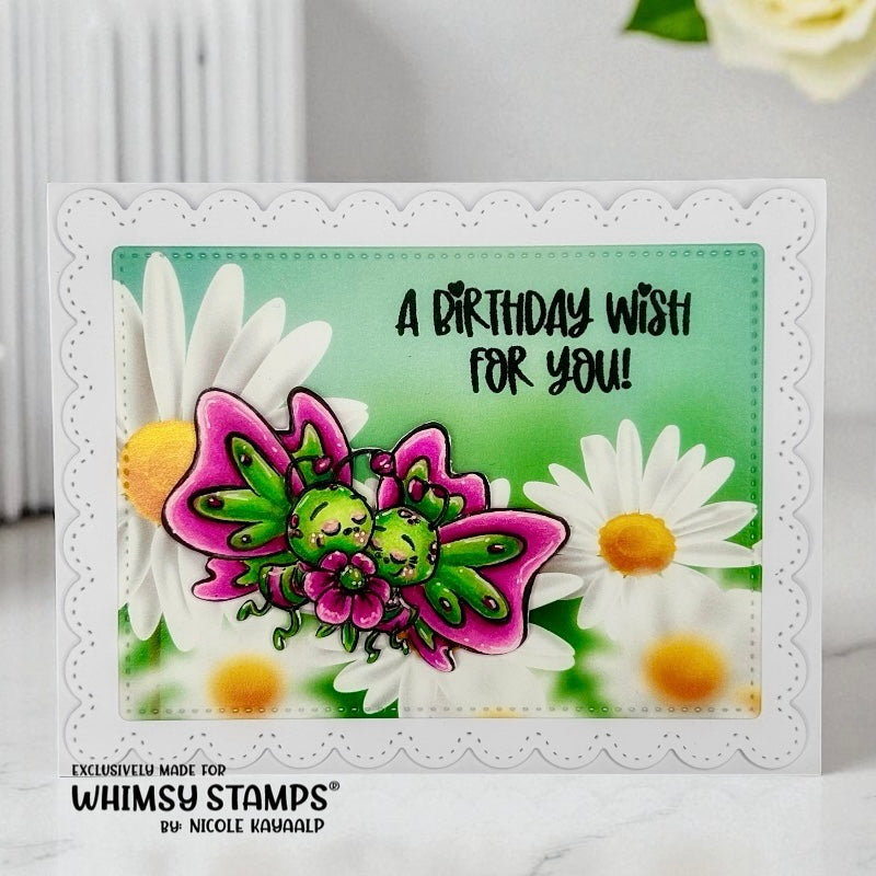 Butterfly Wishes Clear Stamps - Whimsy Stamps