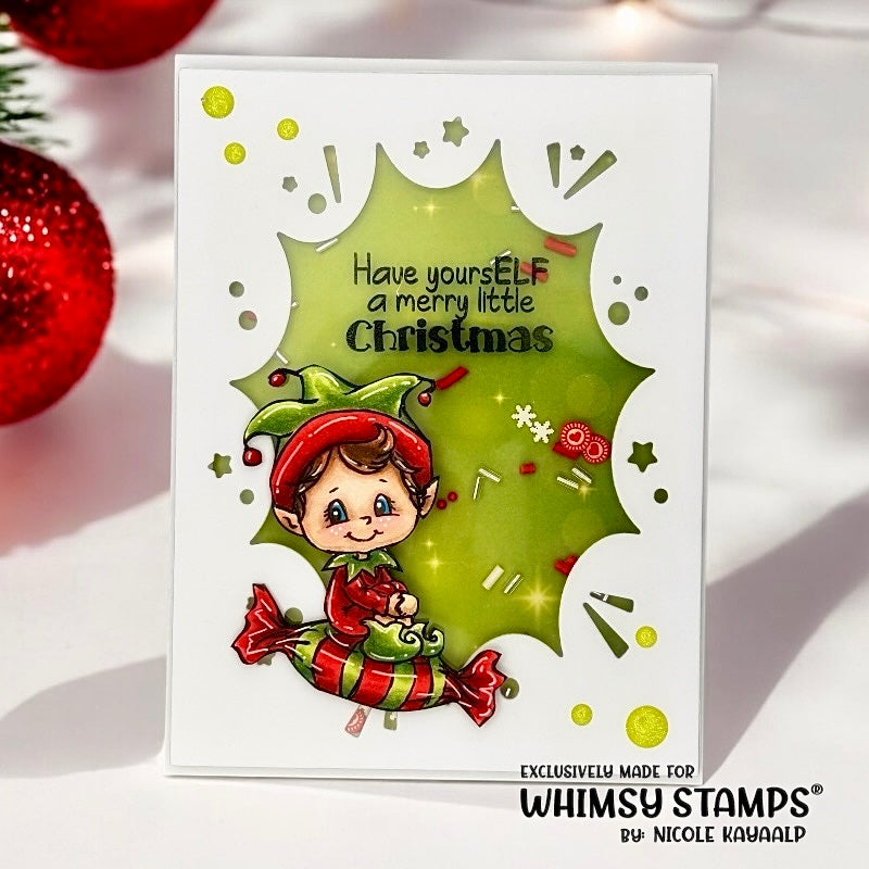 Elves on Christmas Clear Stamps