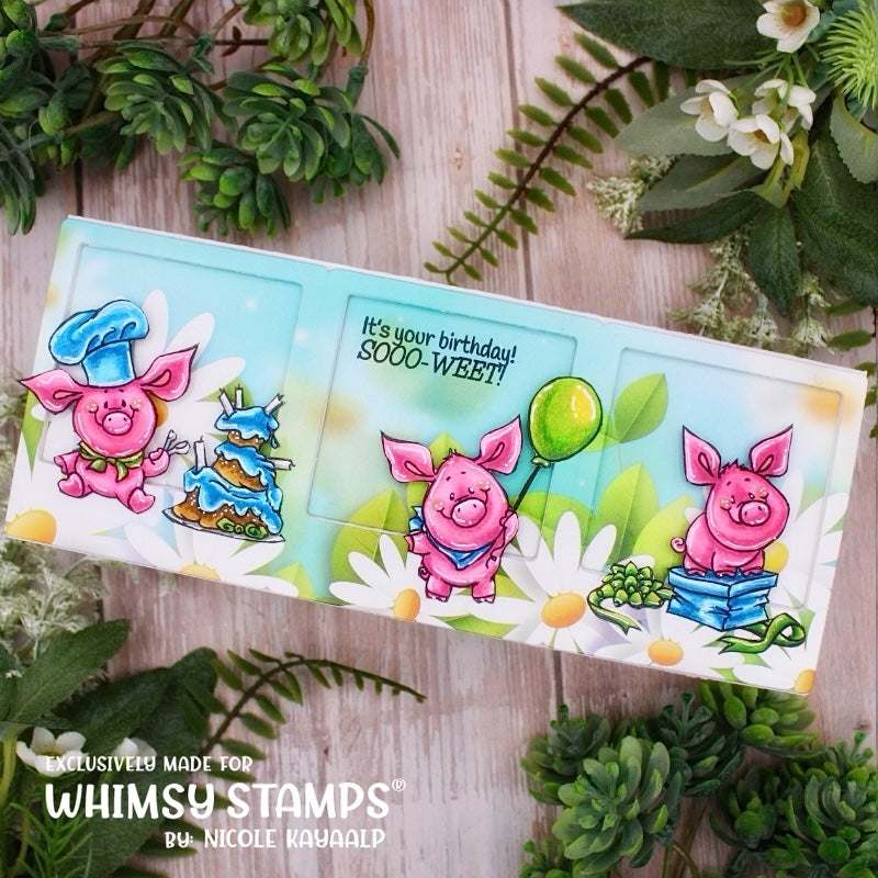 Piggies Crushed It Clear Stamps