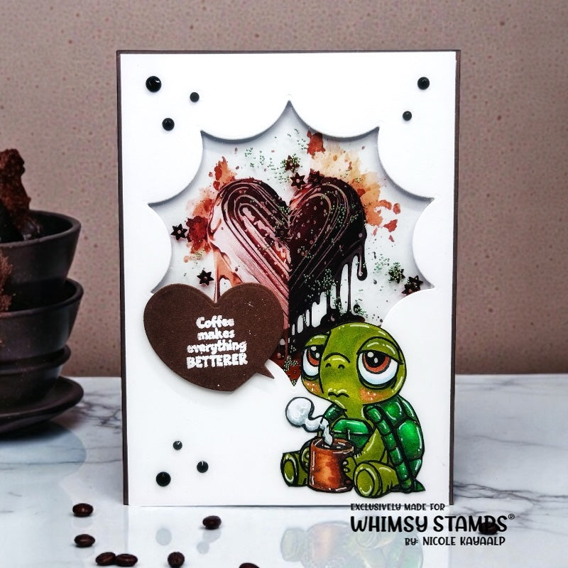 Older Wiser Slower Clear Stamps - Whimsy Stamps