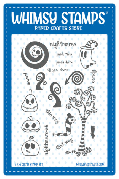 **NEW Nightmarish Clear Stamps - Whimsy Stamps