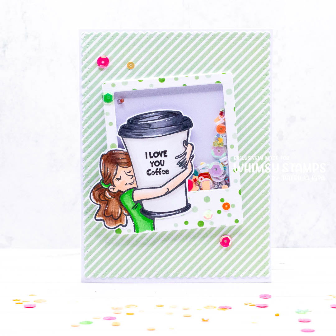 Coffee Understands Clear Stamps - Whimsy Stamps