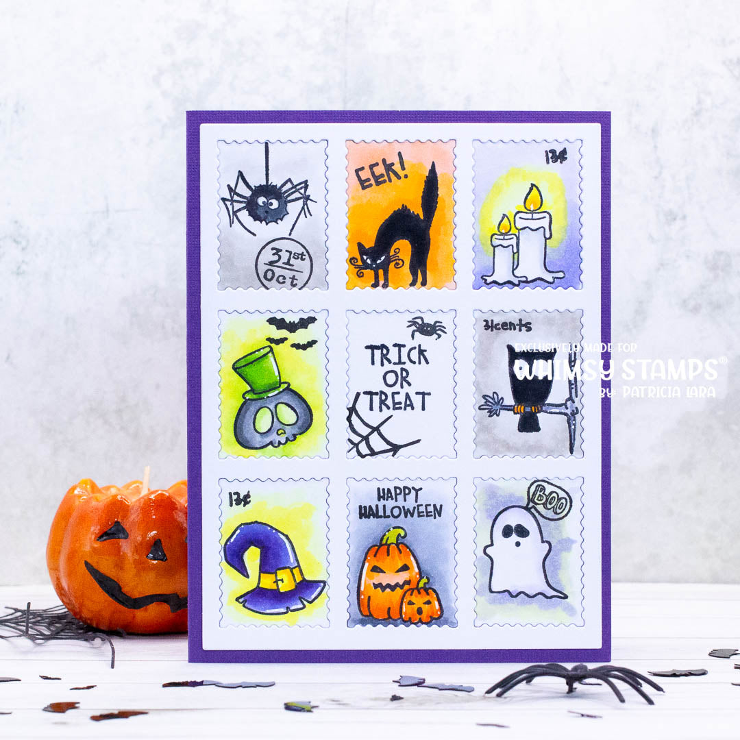 Halloween Postage Clear Stamps - Whimsy Stamps
