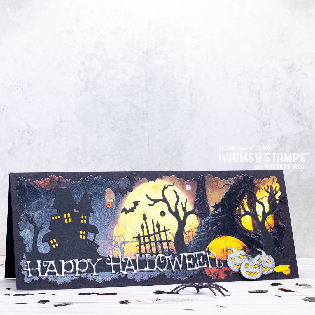Slimline Paper Pack - Nightmares - Whimsy Stamps