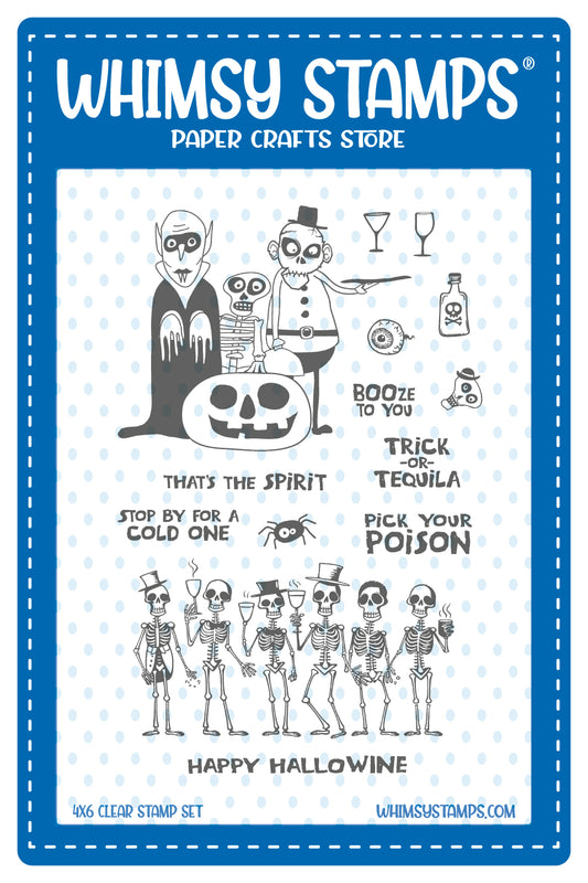 *NEW  Pick Your Poison Clear Stamps - Whimsy Stamps