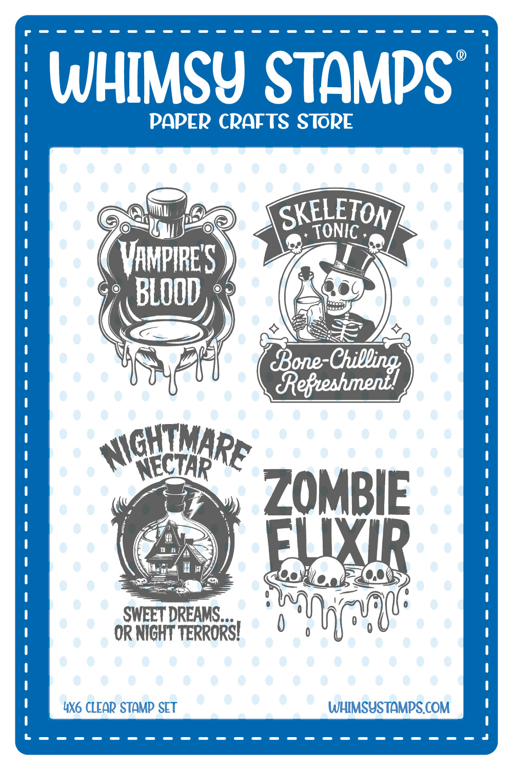 *NEW Potion Labels Clear Stamps - Whimsy Stamps