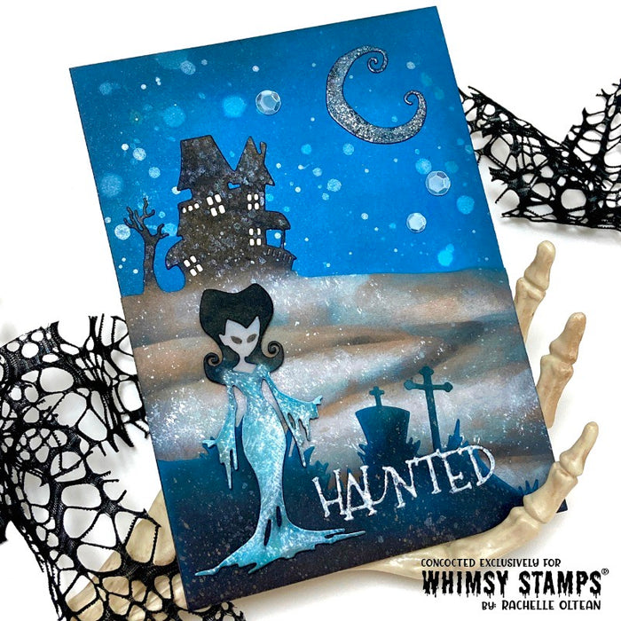 Haunted Word Die Set - Whimsy Stamps