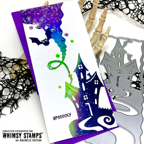 Slimline Hill House Die - Whimsy Stamps
