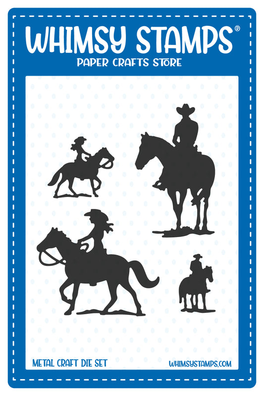 Range Riders Die Set - Whimsy Stamps