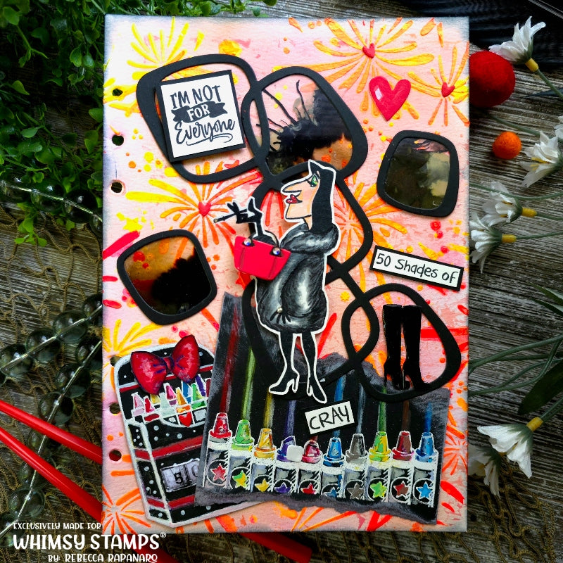 Crayons Clear Stamps - Whimsy Stamps