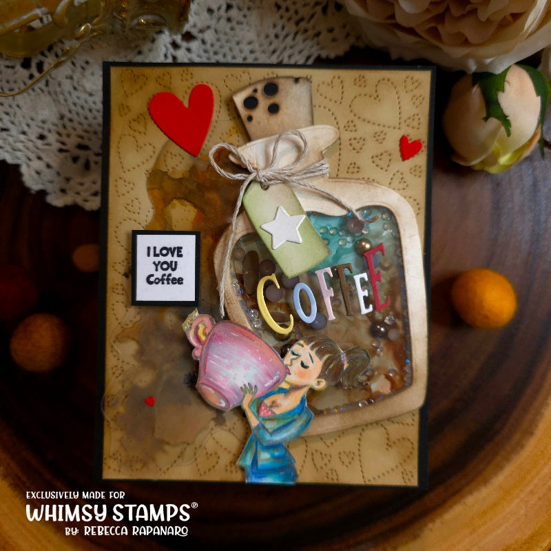 Coffee Understands Clear Stamps - Whimsy Stamps