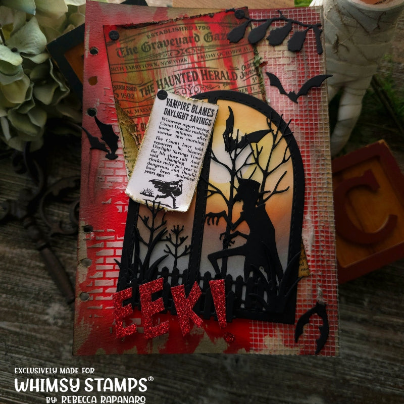 Haunted Herald Clear Stamps