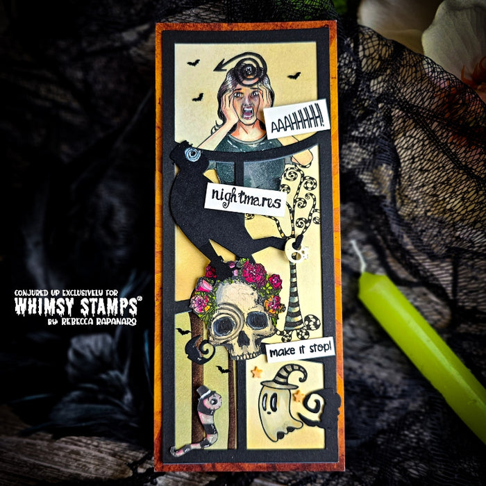 Slimline Wonky Window 1 Die - Whimsy Stamps