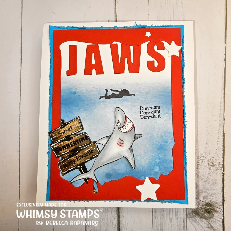 Snark Attack Clear Stamps - Clear Stamps - Whimsy Stamps