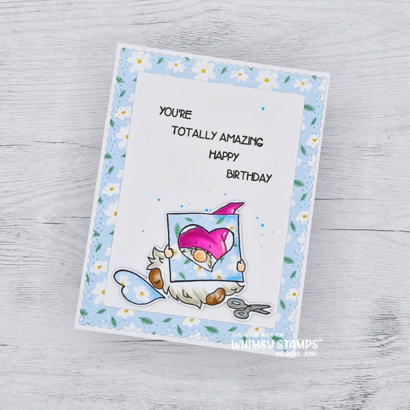 Simple Sentiment Strips Clear Stamps - Whimsy Stamps