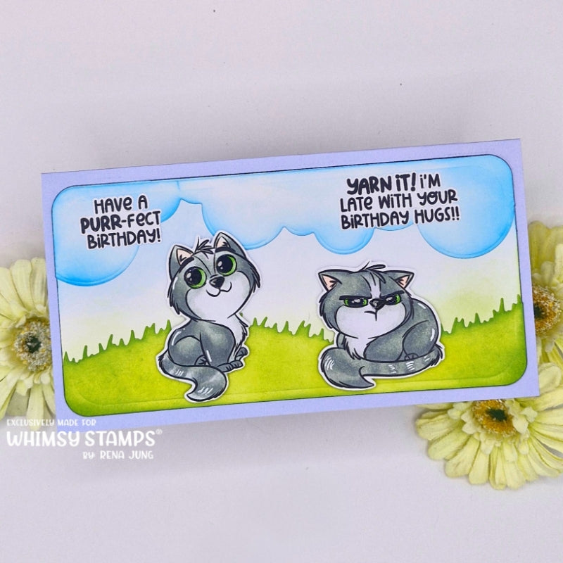 Little Toes Kitty Clear Stamps