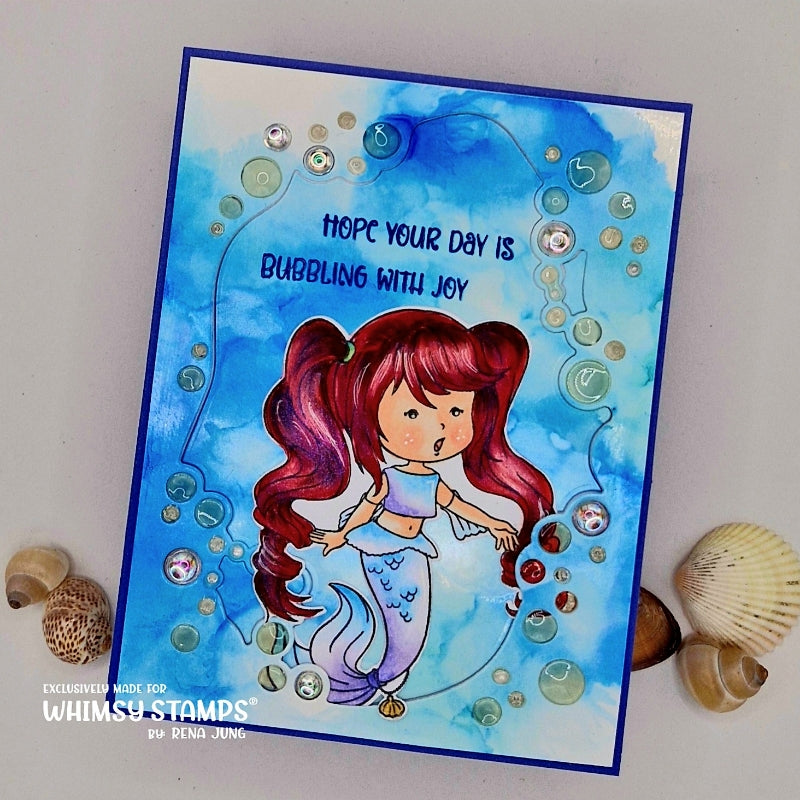Mermaid Kids Girl Clear Stamps