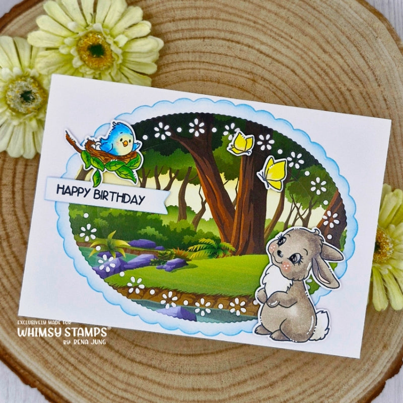 Woodland Critters Clear Stamps - Whimsy Stamps