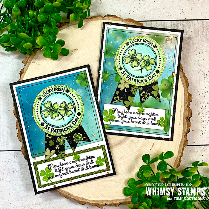 Slimline Paper Pack - St. Patrick's Day - Whimsy Stamps