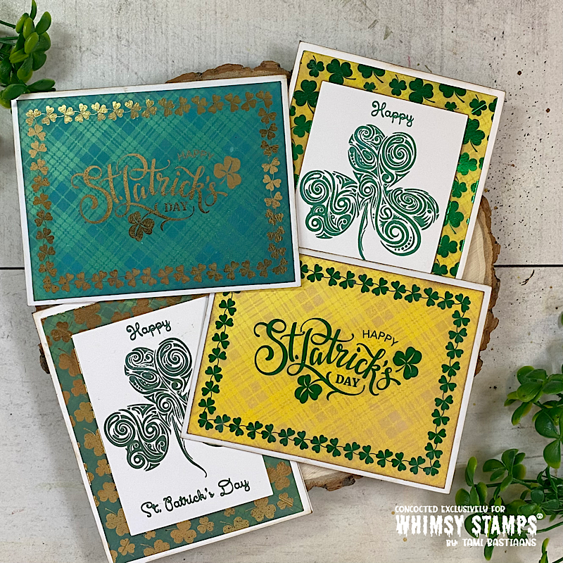 Toner Card Front Pack - A2 Lucky Day - Whimsy Stamps