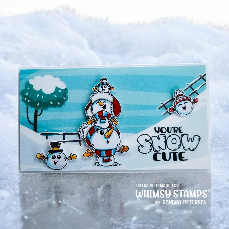 Let it Snow Snowmen Clear Stamps