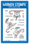 **NEW Santa Claws Clear Stamps - Whimsy Stamps