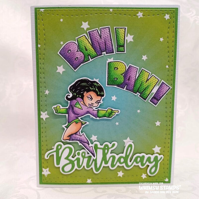 BAM! You're Old Clear Stamps - Whimsy Stamps
