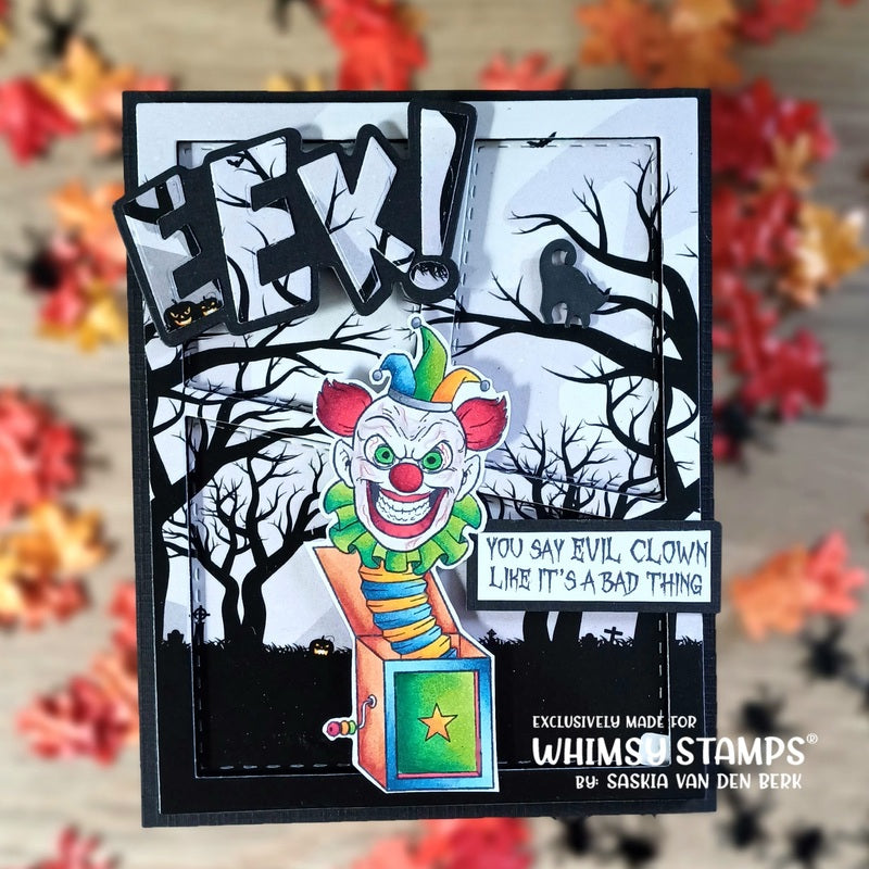 EEK! Word and Shadow Die Set - Whimsy Stamps