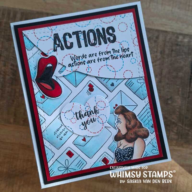 Postal Minis Clear Stamps - Whimsy Stamps