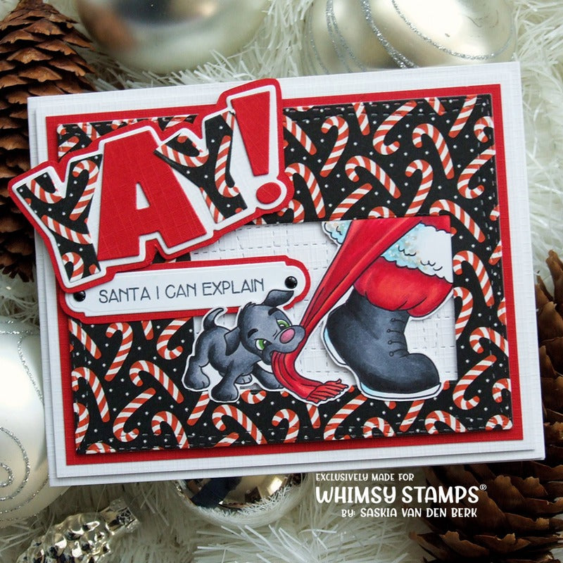 Jolly Puppy Kisses Clear Stamps