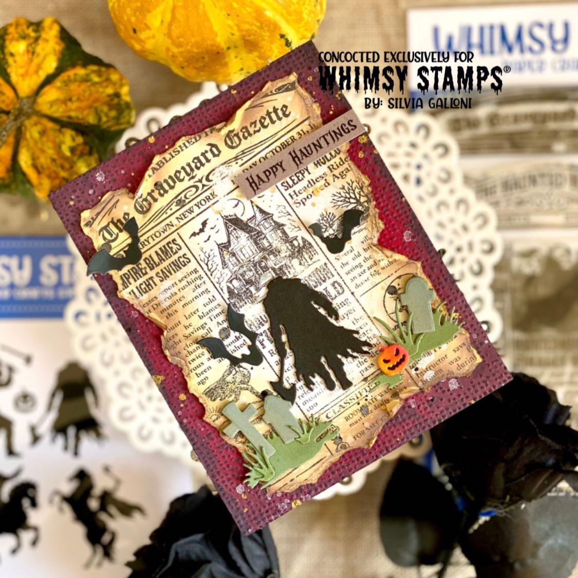 Haunted Herald Clear Stamps