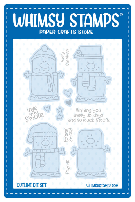*NEW S'mores Outline Die Set - Whimsy Stamps