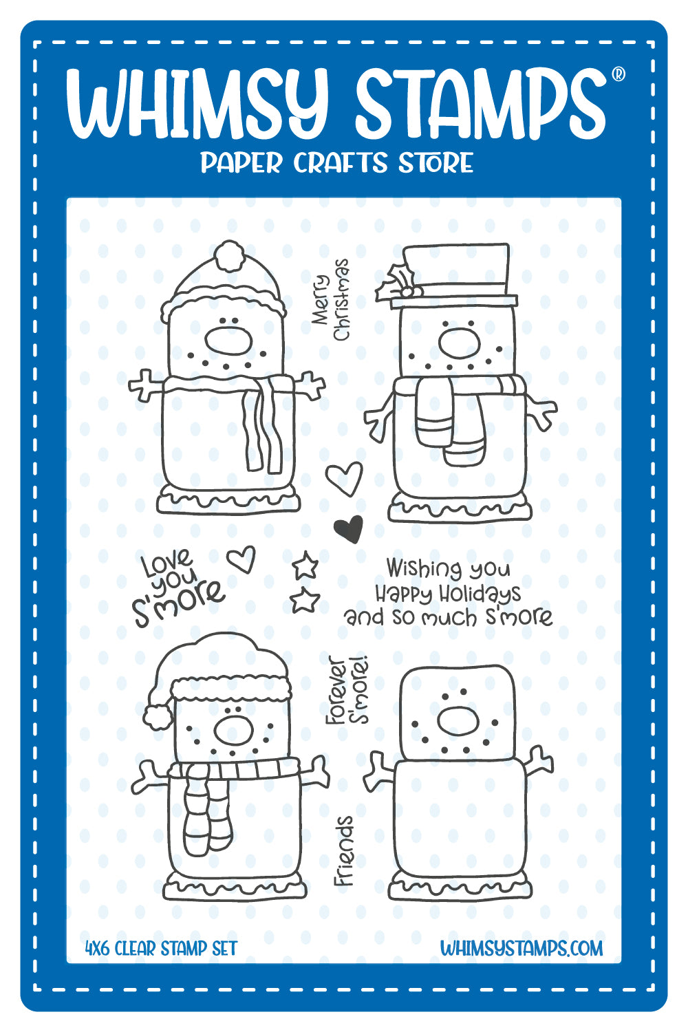 *NEW S'mores Clear Stamps - Whimsy Stamps