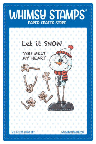  Clear Photopolymer Stamp Set - Let it Snow