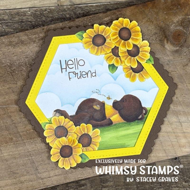 Hello Bear Clear Stamps.