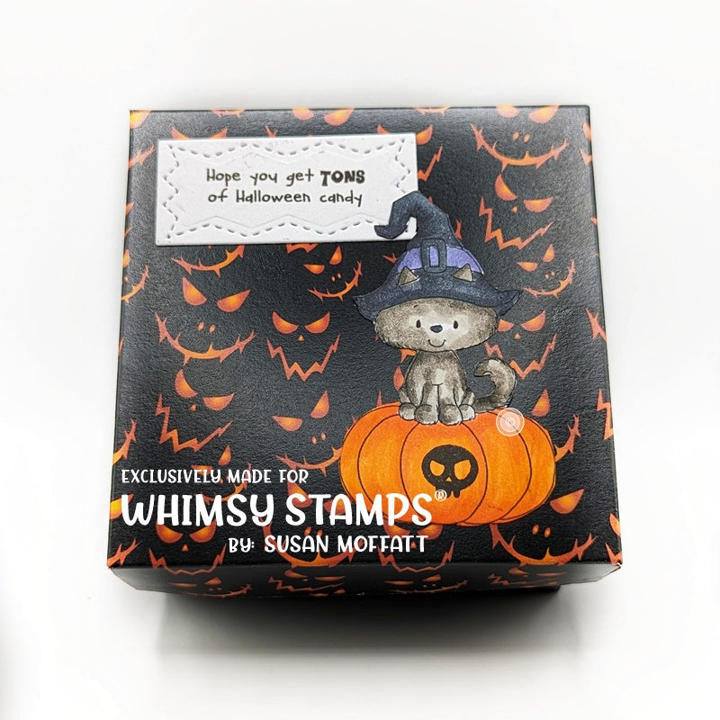 Halloween Cat - Digital Stamp - Whimsy Stamps