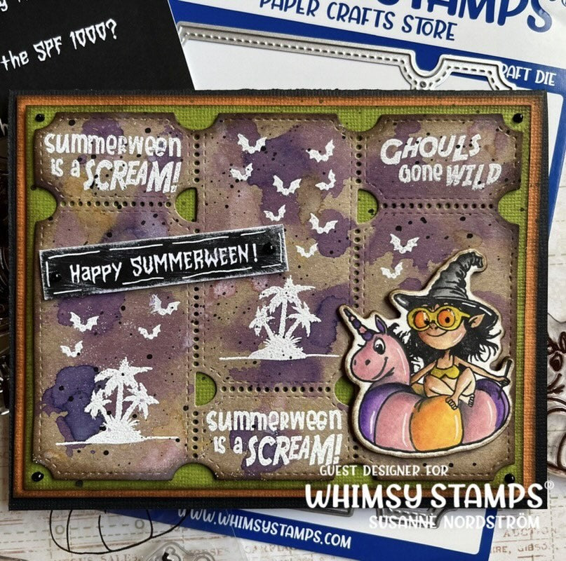 Summerween Scream Clear Stamps - Whimsy Stamps