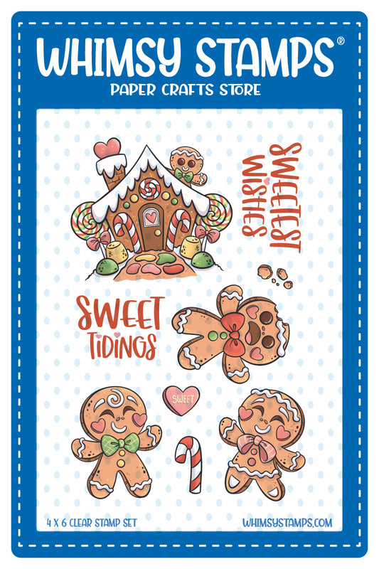 Sweet Gingerbread Couple Clear Stamps