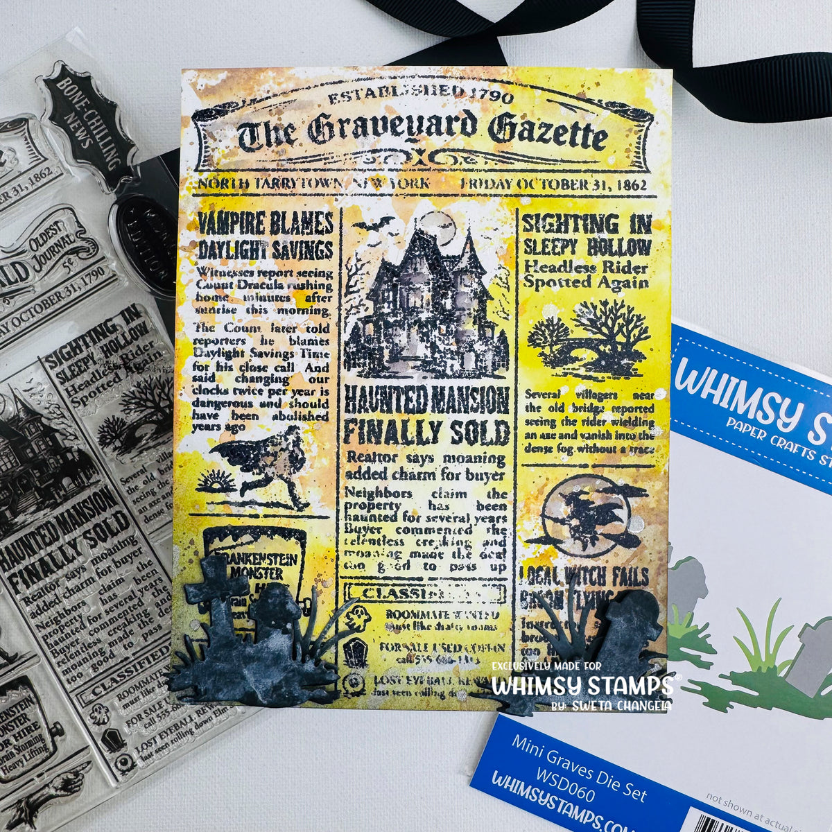 Haunted Herald Clear Stamps