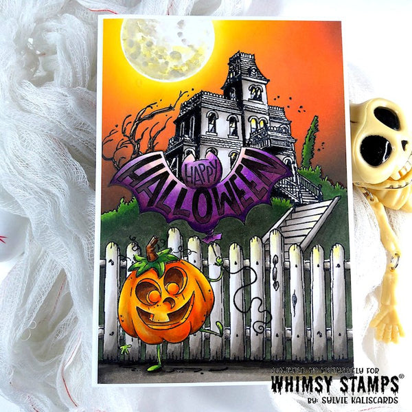 Attempted Murder Clear Stamps - Whimsy Stamps