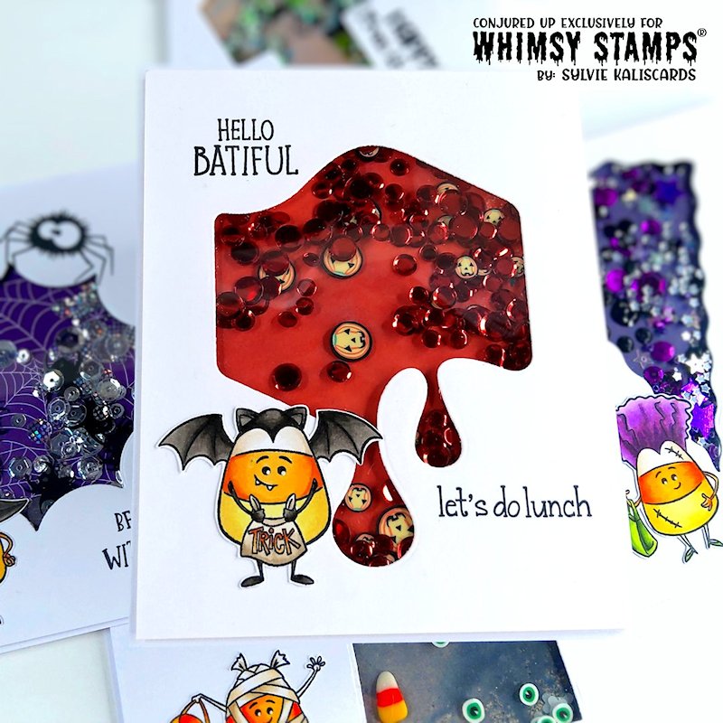 Candy Corn Dress Up Clear Stamps - Whimsy Stamps