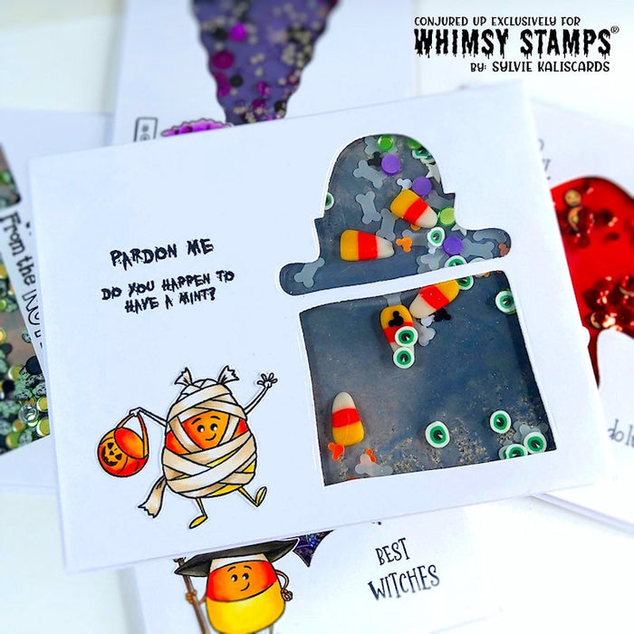 Candy Corn Dress Up Clear Stamps - Whimsy Stamps