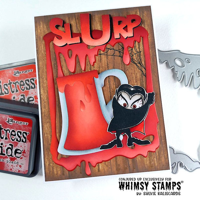 Slurp! Word Die Set - Whimsy Stamps