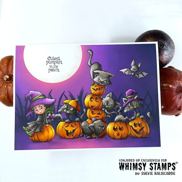Halloween Night Clear Stamps– Whimsy Stamps
