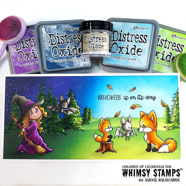 *NEW Halloween Night Clear Stamps - Whimsy Stamps