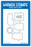 **NEW Tabby Tigers Too Outline Die Set - Whimsy Stamps