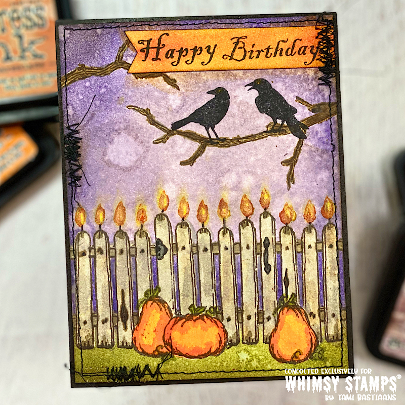 Attempted Murder Clear Stamps - Whimsy Stamps