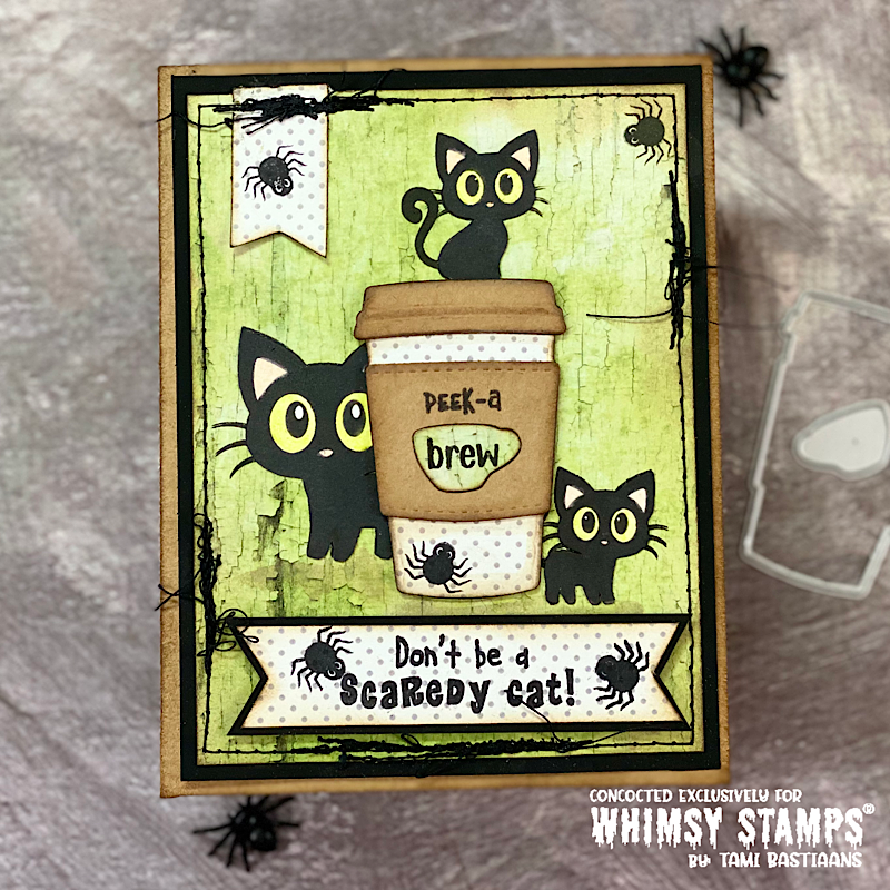 Spirited Sentiments Clear Stamps - Whimsy Stamps