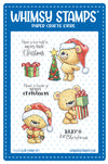 **NEW Teddy Bear Christmas Eve Clear Stamps - Whimsy Stamps